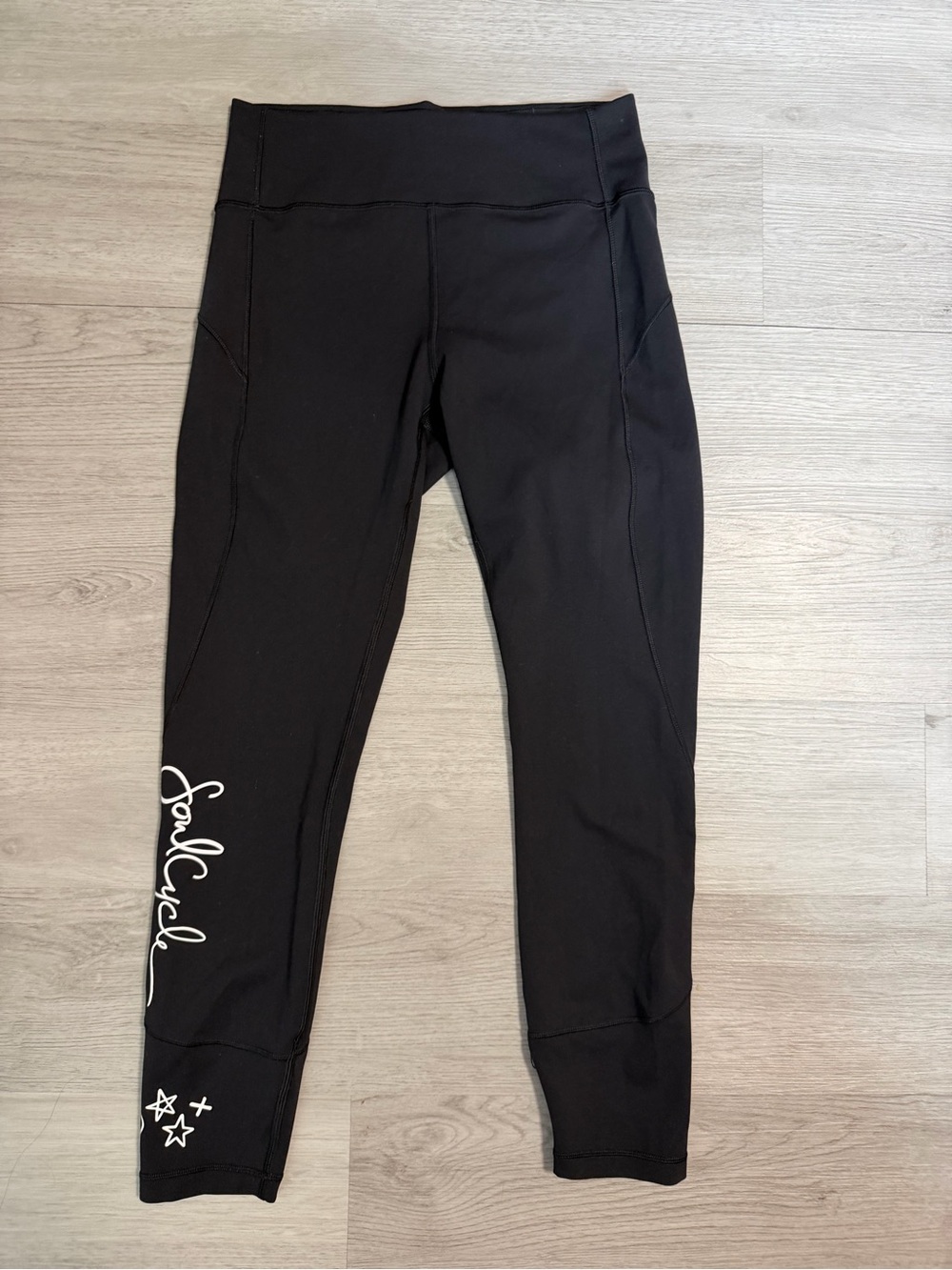 Lululemon x SoulCycle To The Beat 7/8 Tight Leggings Black Size 8
